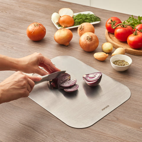 Karaca Stainless Steel Chopping Board, 26x34cm, Inox