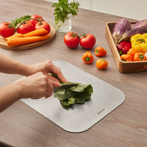 Karaca Stainless Steel Chopping Board, 26x34cm, Inox
