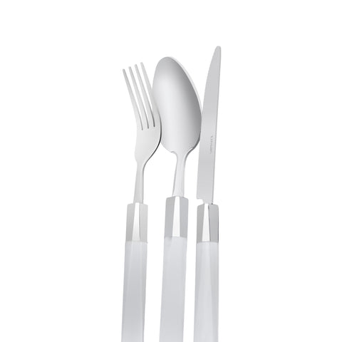 Emsan Mirella 24-Piece Cutlery Set for 6 People, Clear