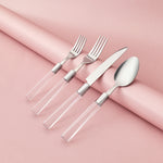 Emsan Mirella 24-Piece Cutlery Set for 6 People, Clear
