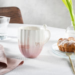 Karaca Shell Lustre Porcelain Mug, 380ml, Pink
