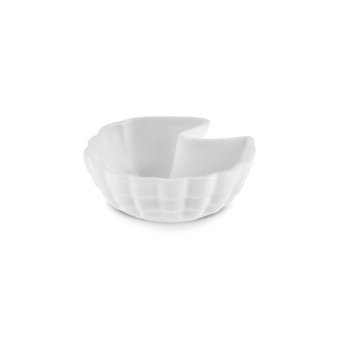 Karaca Stream Bone Ostra 34-Piece Serveware Set for 6 People, White