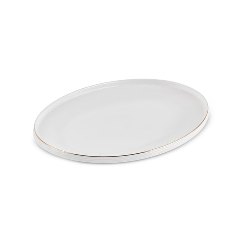 Karaca Stream Bone China Aris 53-Piece Dinner Set for 12 People, Gold