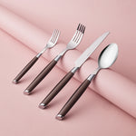 Emsan Smoke 24-Piece Cutlery Set for 6 People Gray