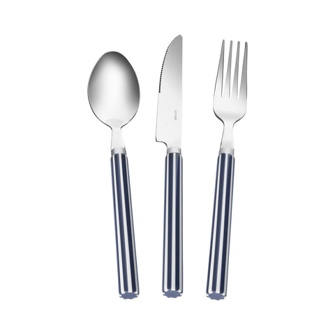 Emsan Akide 24-Piece Cutlery Set for 6 People, Navy Blue