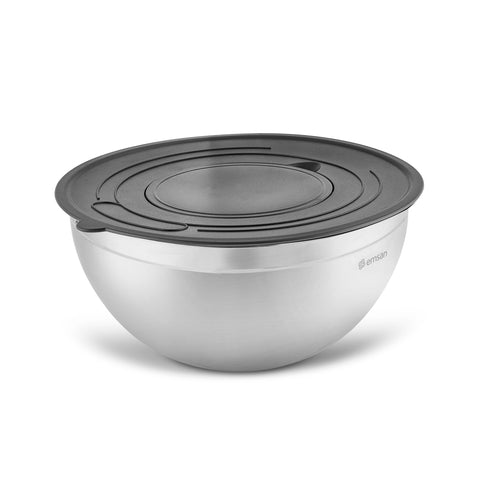 Emsan Mix-Cook-Store 18 Pieces Mixing Bowl and Service Steel Cookware Set