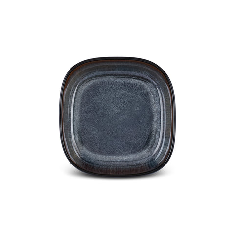 Karaca Earth Collection Galactic Shiny Black 55-Piece Dinner Set for 12 People, Black