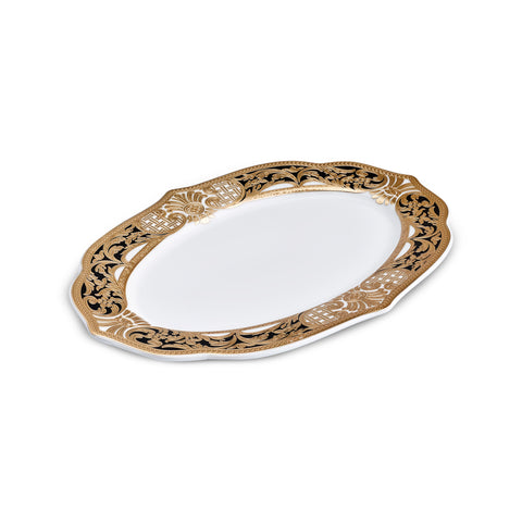 Emsan Empire Bone Baroque 29-Piece Dinner Set for 6 People