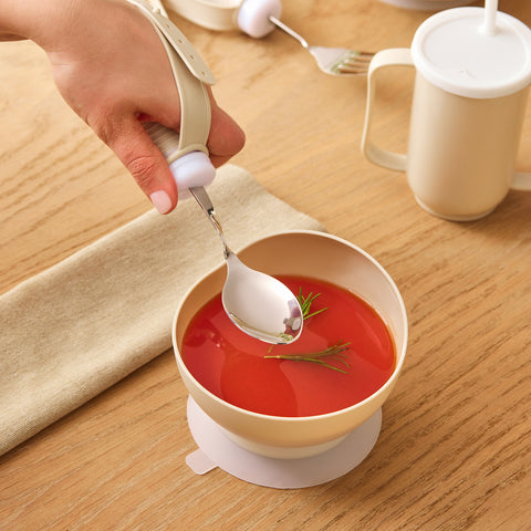 Karaca For All Anti Spill Cereal/Soup Bowl, 13cm, Beige