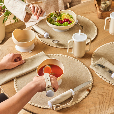 Karaca For All Anti Spill Cereal/Soup Bowl, 13cm, Beige