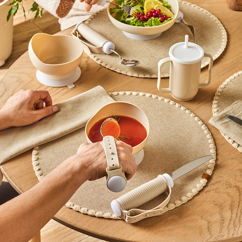 Karaca For All Anti Spill Cereal/Soup Bowl, 13cm, Beige