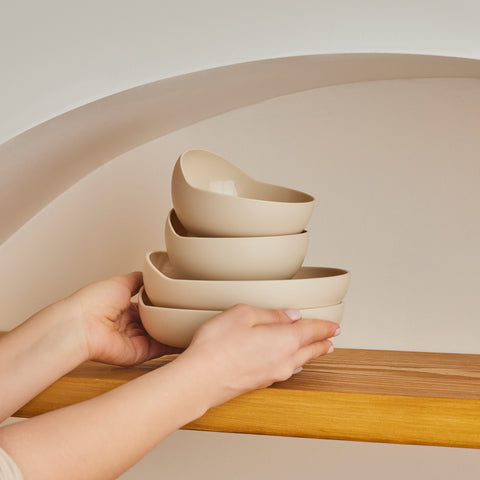 Karaca For All Anti Spill Cereal/Soup Bowl, 13cm, Beige