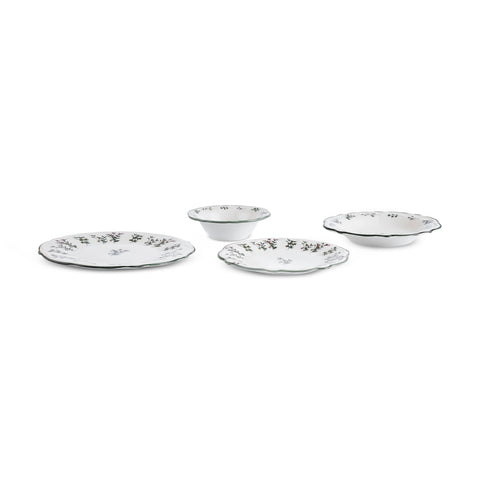 Karaca Ida 24-Piece Stoneware Dinner Set for 6 People, Multicolour