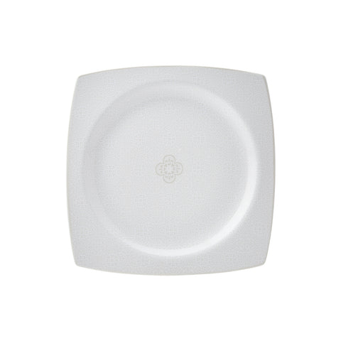 Karaca Royal Lace 24-Piece Porcelain Dinner Set for 6 People, White