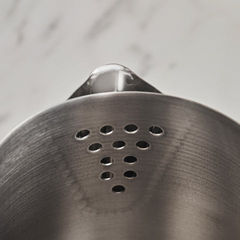 Karaca Space PowerSteel Pro 316+ Stainless Steel Induction Teapot Set, Medium, Silver Black