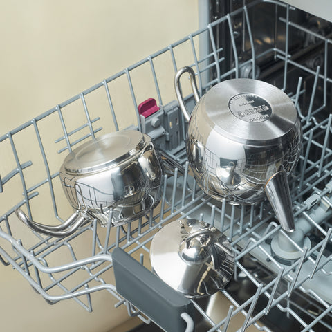 Karaca Adelya Stainless Steel Induction Teapot Set, Small, Silver