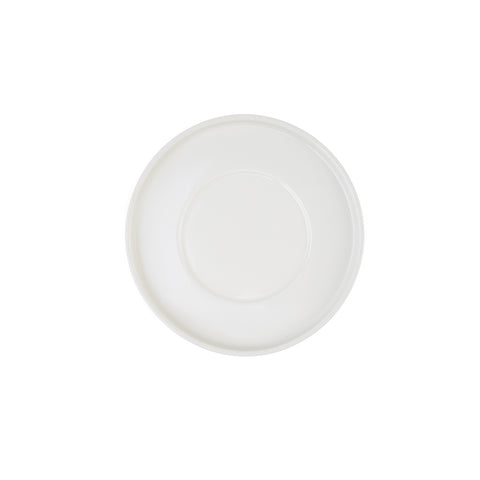 Karaca Hussein Chalayan Future Perfect 4-Piece Porcelain Tea Cup and Saucer Set for 2 People, 200ml, White