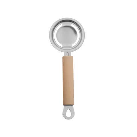 Karaca Lana Cream Egg Strainer, Cream