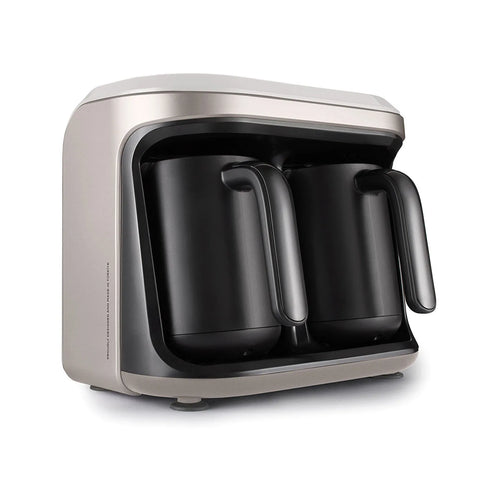 Karaca Hatır Hüps Duet Turkish Coffee Maker, 1400W, Beige