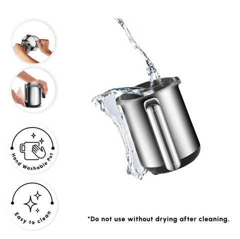 Karaca Hatır Neo Inox Turkish Coffee Maker,  735W, 300ml, Inox