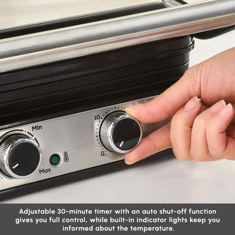 Karaca Toastmate Sandwich Toaster and Grilling Machine, 2000W, Inox