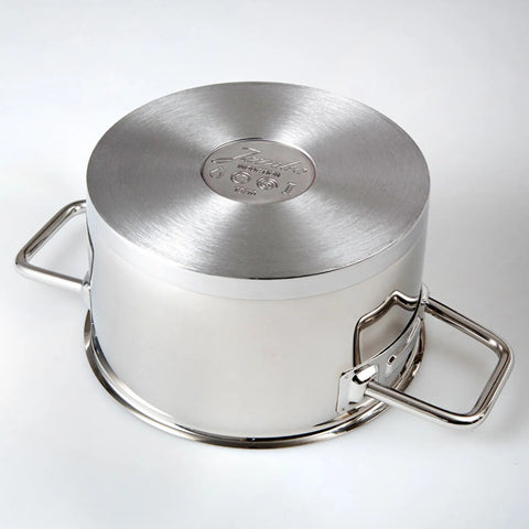 Jumbo Assos 6-Piece Stainless Steel Induction Cookware Set, Midi, Silver