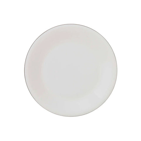 Jumbo Bone China Silva 61-Piece Dinner Set for 12 People, Platin