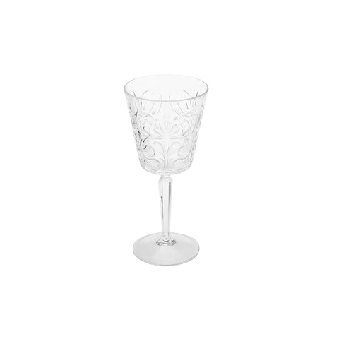 Rcr Tattoo Wine Glass, 370ml, Transparent