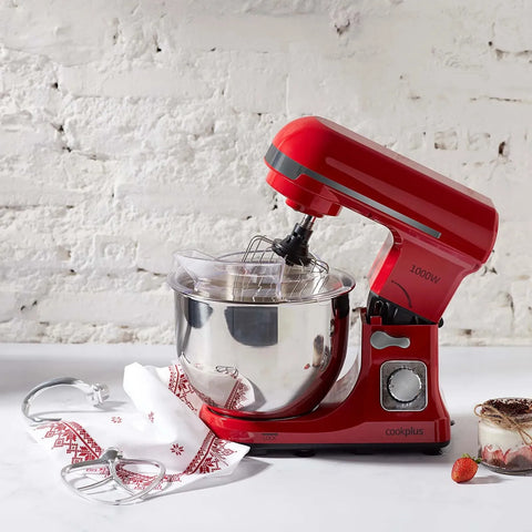Cookplus Cookplus Quick Chef Stand Mixer, 5L, 1000W, Red – Karaca