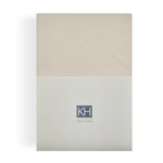 Karaca Home Jersey 100% Turkish Cotton Fitted Sheet, Single, Beige