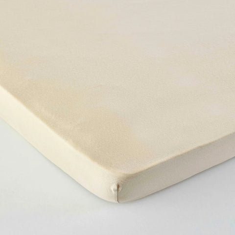 Karaca Home Jersey Fitted Sheet, Single, Beige
