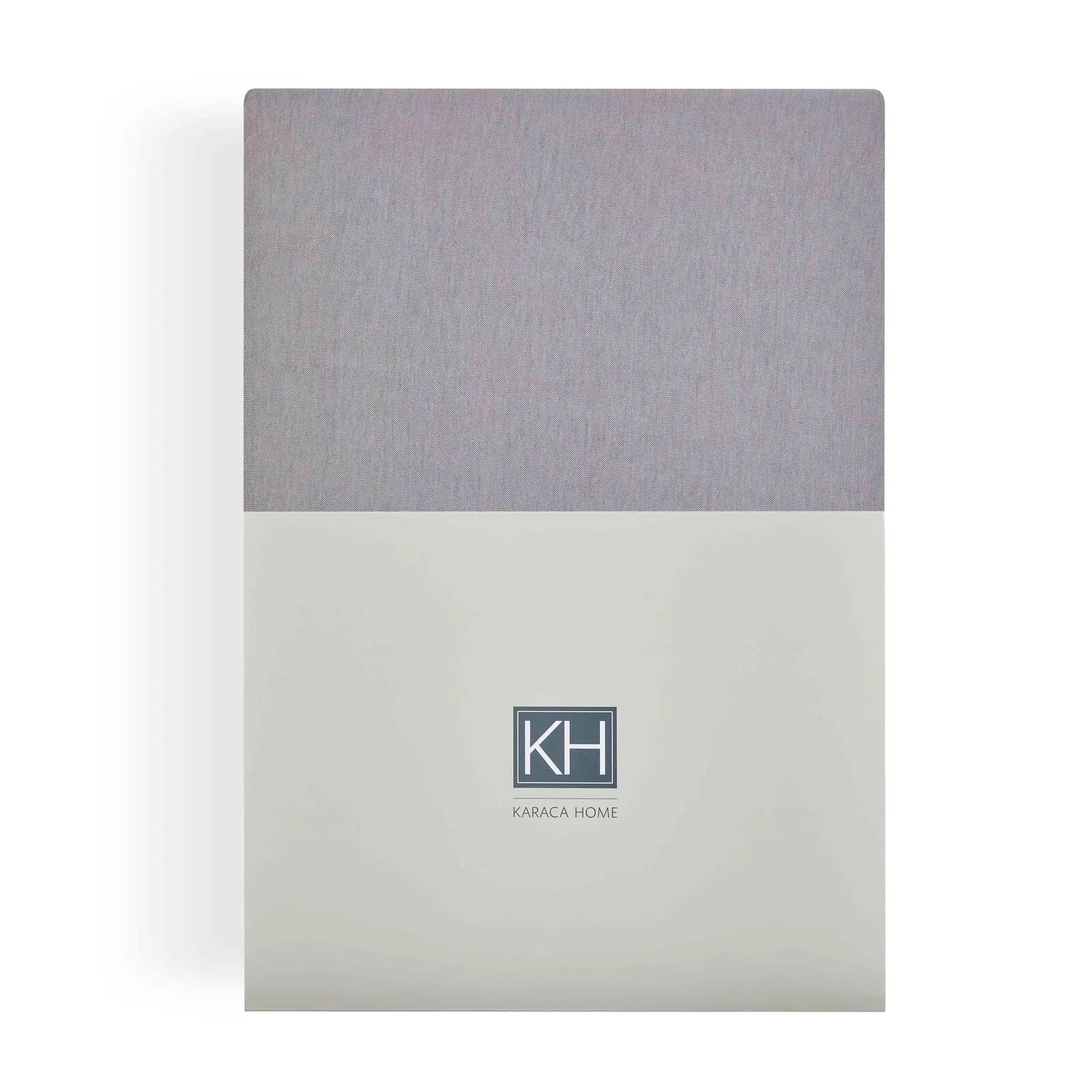 Karaca Home Jersey Fitted Sheet, Double, Grey