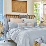 Karaca Home 4 Elements 100% Turkish Cotton Bedspread Set, Single, Blue