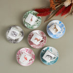 Karaca Jungle 12-Piece Porcelain Espresso Turkish Coffee Cup for 6 People, 80ml, Multi