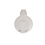 Karaca Istanbul Collection Rumelian Castle Porcelain Saucer, 11cm, White