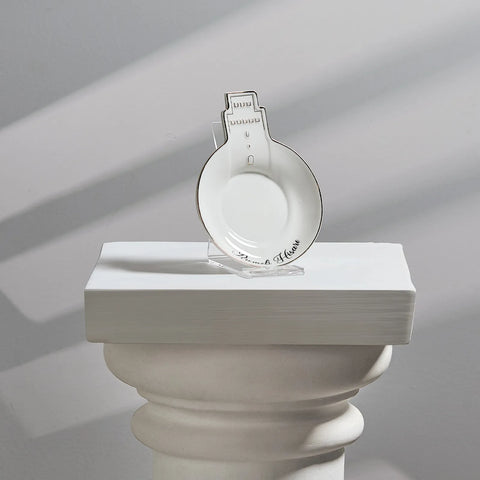 Karaca Istanbul Collection Rumelian Castle Porcelain Saucer, 11cm, White