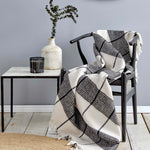 Karaca Home Carmen Blanket, Double, Black White