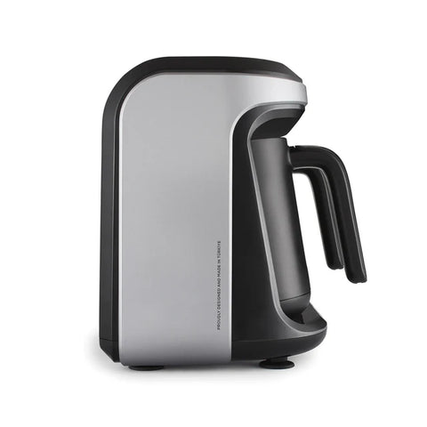 Karaca Hatır Hüps Duet Turkish Coffee Maker, 1400W, Silver