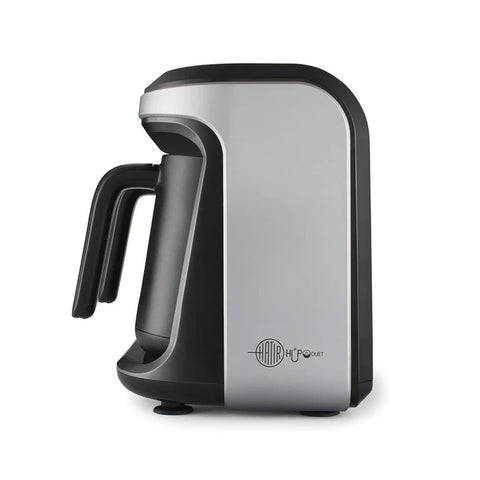 Karaca Hatır Hüps Duet Turkish Coffee Maker, 1400W, Silver