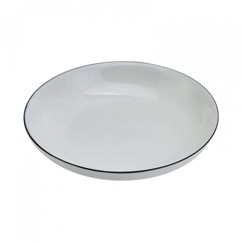 Karaca Elica Porcelain Side Plate, 16cm, White Black