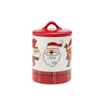 Karaca New Year Christmas Lala Ceramic Storage Jar, 1400ml, Multi