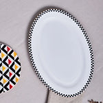 Karaca Game New Generation Bone Serving Platter, 36cm, Multi