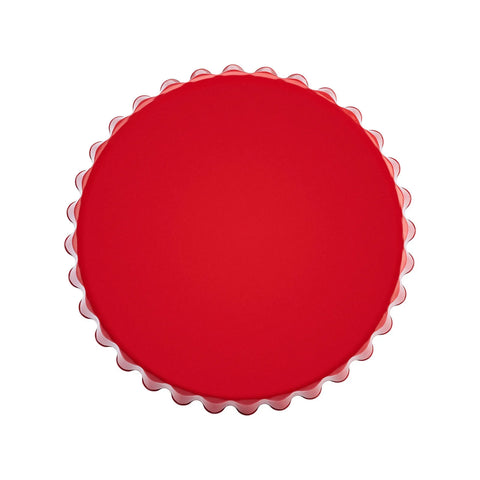 Karaca Ruby Aluminium Pie Dish, 28cm, Light Pink