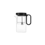 Karaca Brewy Glass Tea French Press, 500ml, Black