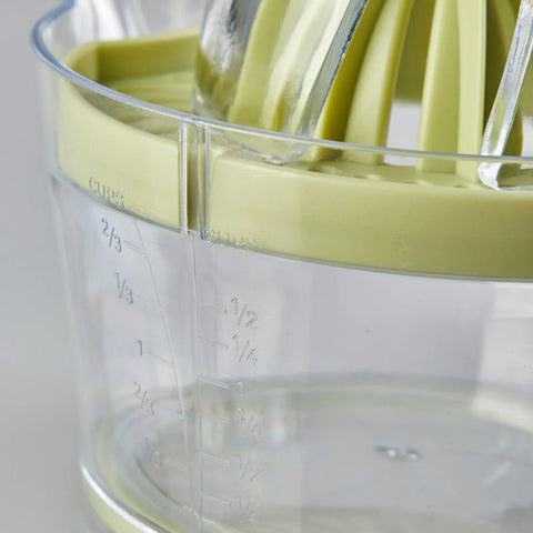 Crick Crack Alp Citrus Squeezer with Grater, 15cm, Green