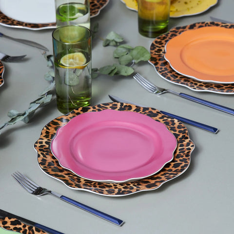 Karaca Mix Leo 12-Piece Porcelain Dinner Set for 6 People, Multi