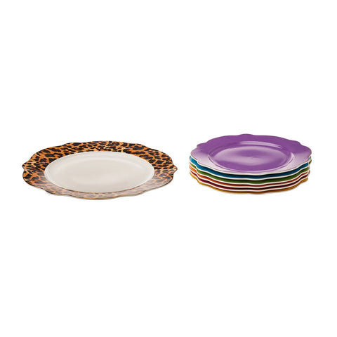 Karaca Mix Leo 12-Piece Porcelain Dinner Set for 6 People, Multi