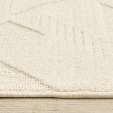 Kasmir Rugs 724 Gloria Estel Rug, 160cmx230cm, White