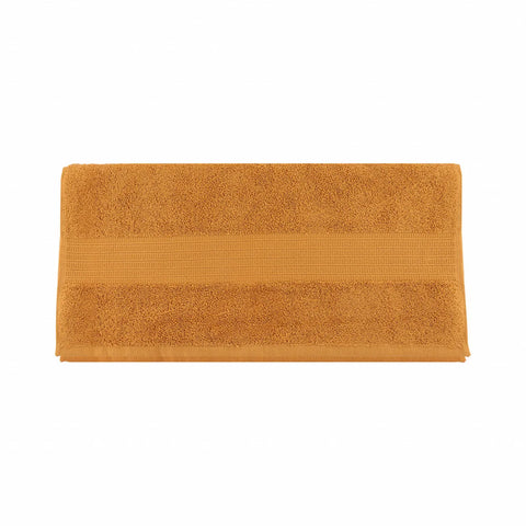 Karaca Home Back To Basic 100% Turkish Cotton Towel, 50cmx90cm, Light Mustard