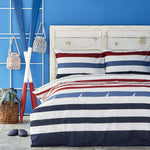 Nautica Home Finn 100% Turkish Cotton Duvet Cover Set, Single, 140cmx200cm, Multi